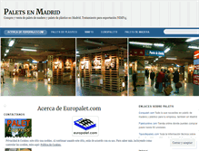 Tablet Screenshot of paletsenmadrid.com